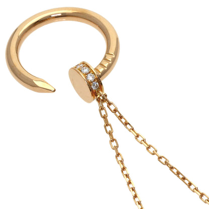 CARTIER Juste uncle Diamond Necklace K18 Pink Gold Ladies [Used]