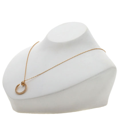 CARTIER Juste uncle Diamond Necklace K18 Pink Gold Ladies [Used]
