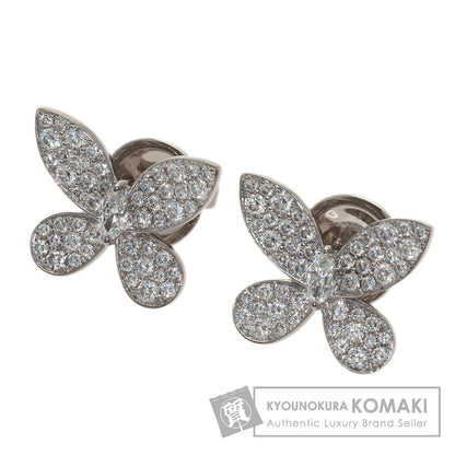 GRAFF Butterfly Small Diamond earring K18 White Gold Ladies [Used]