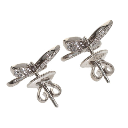 GRAFF Butterfly Small Diamond earring K18 White Gold Ladies [Used]