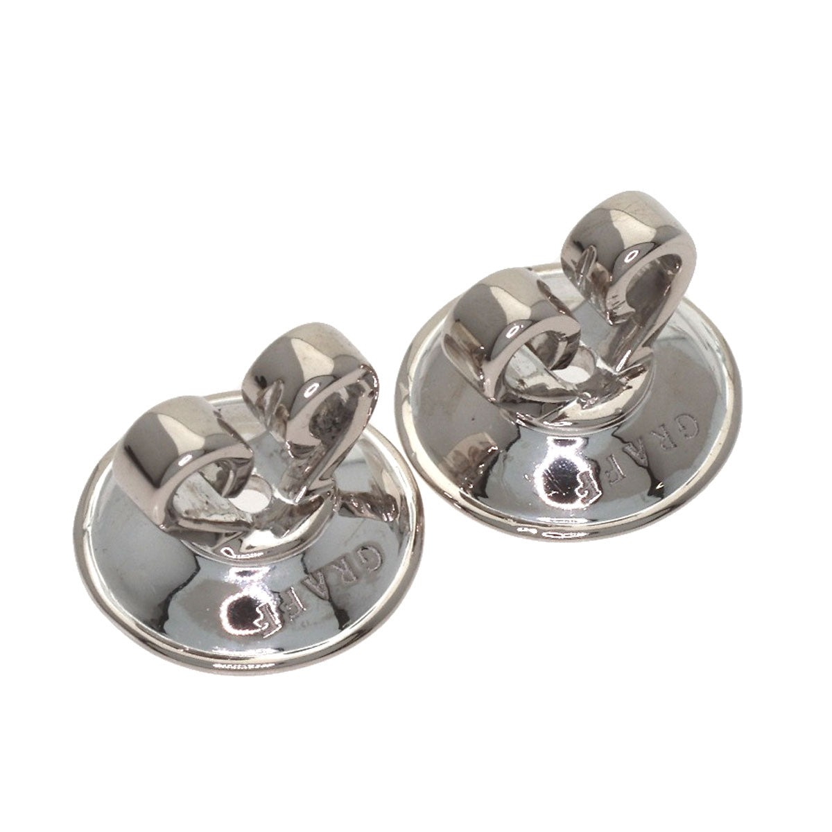 GRAFF Butterfly Small Diamond earring K18 White Gold Ladies [Used]