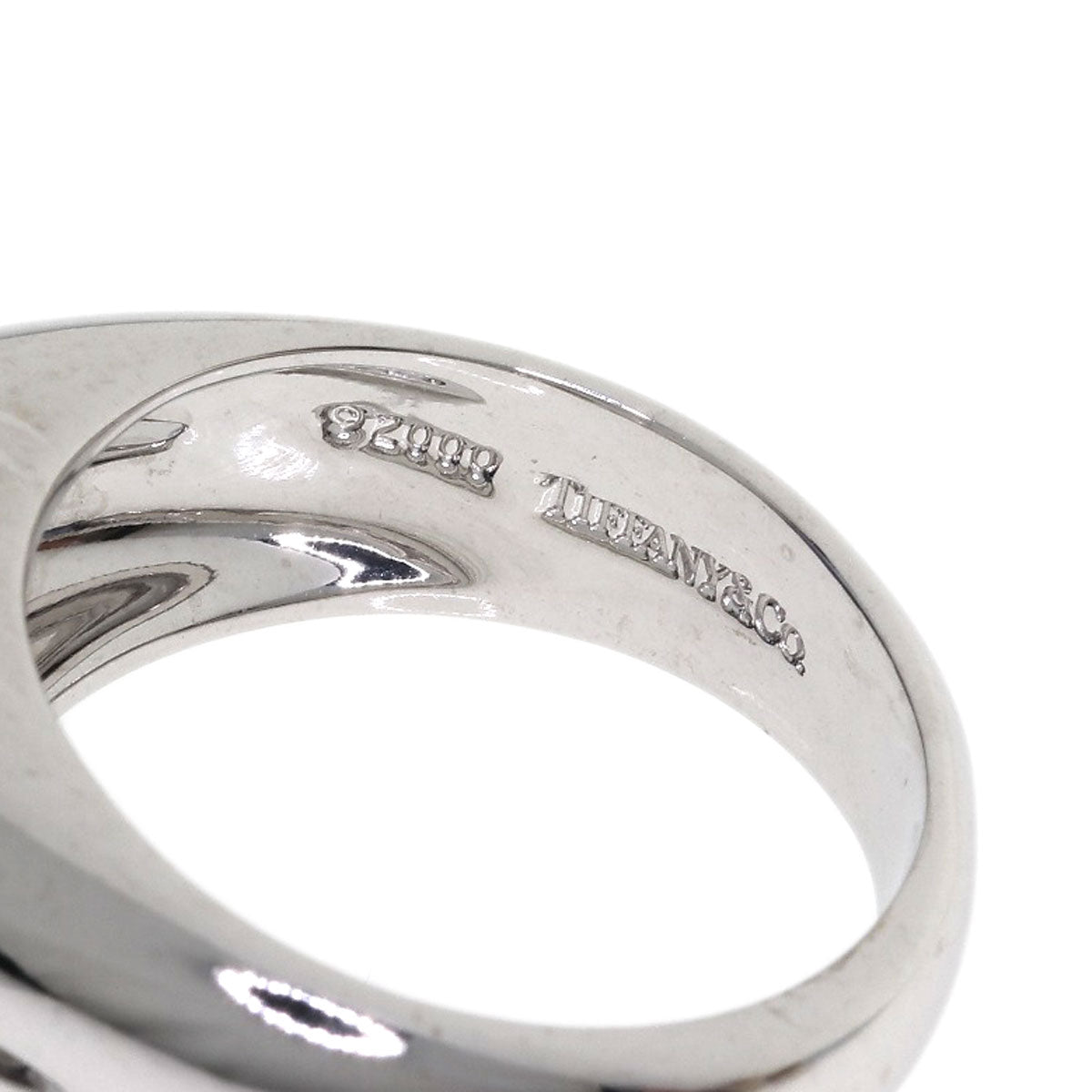 TIFFANY&Co. Iolite Ring K18 White Gold Ladies [Used]