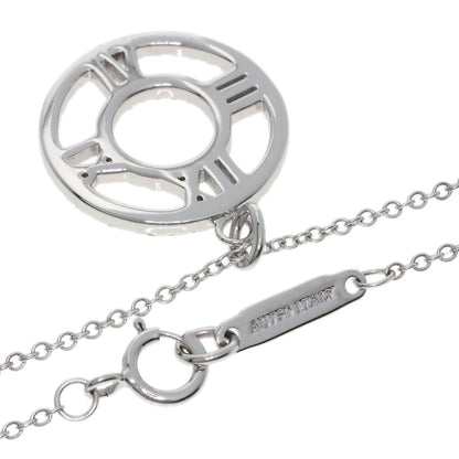 TIFFANY&Co. Open Atlas Medallion Diamond Necklace K18 White Gold Ladies [Used]