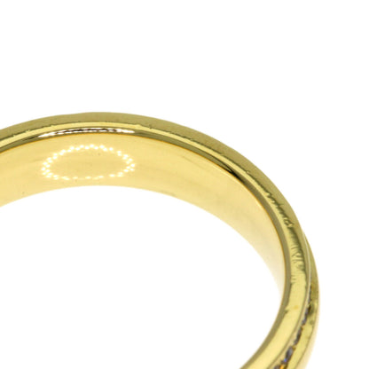 TIFFANY&Co. T TWO Diamond Ring K18 Yellow Gold Ladies [Used]