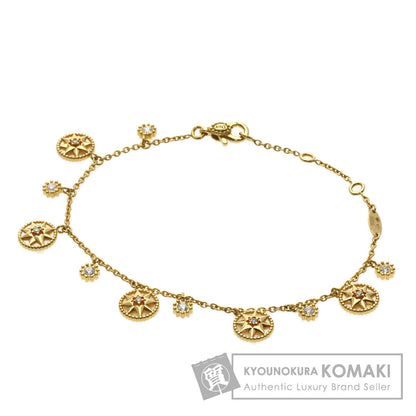 Dior Rose Devan Diamond Bracelet K18 Yellow Gold Ladies [Used]