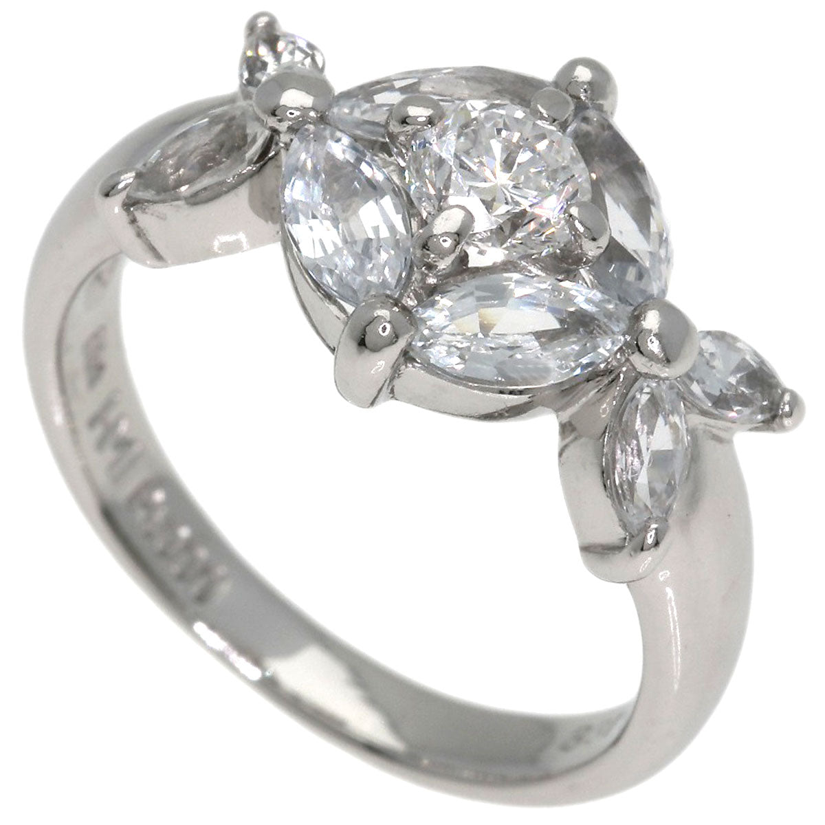 HANAE MORI 森英恵 Diamond Ring Platinum PT900 Ladies [Used]