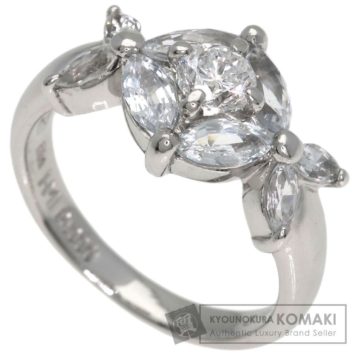 HANAE MORI 森英恵 Diamond Ring Platinum PT900 Ladies [Used]