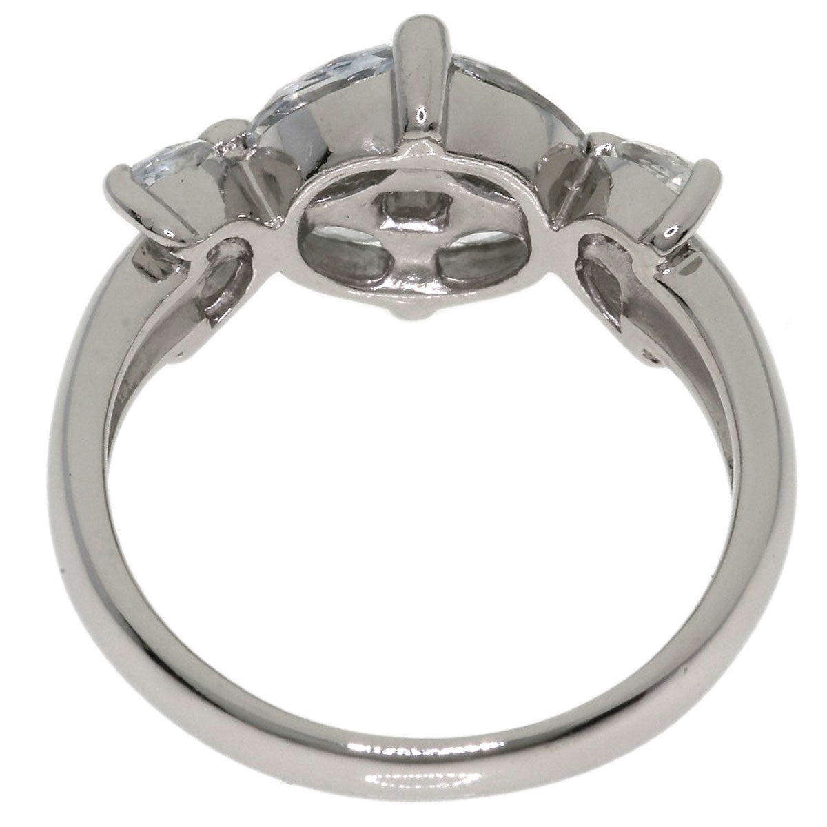 HANAE MORI 森英恵 Diamond Ring Platinum PT900 Ladies [Used]