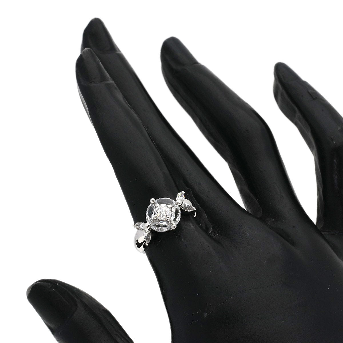 HANAE MORI 森英恵 Diamond Ring Platinum PT900 Ladies [Used]
