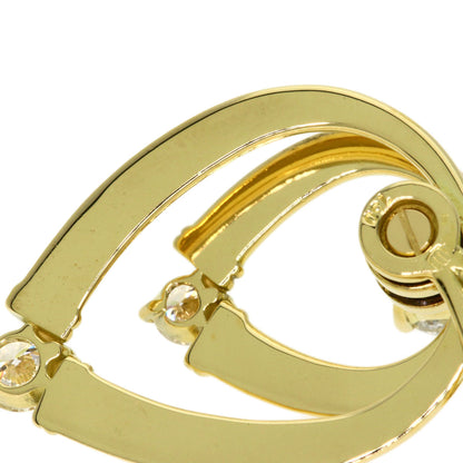 WALTHAM swing diamond Pendant top K18 Yellow Gold Ladies [Used]