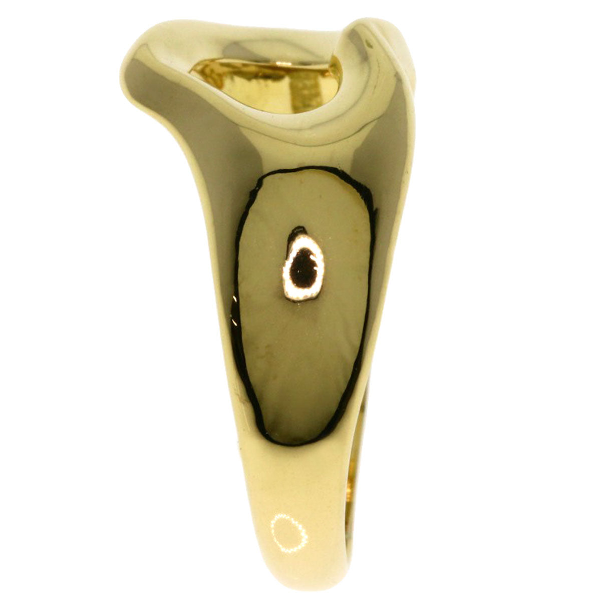 TIFFANY&Co. Open heart Ring K18 Yellow Gold Ladies [Used]