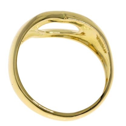 TIFFANY&Co. Open heart Ring K18 Yellow Gold Ladies [Used]