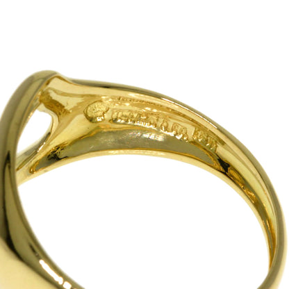 TIFFANY&Co. Open heart Ring K18 Yellow Gold Ladies [Used]