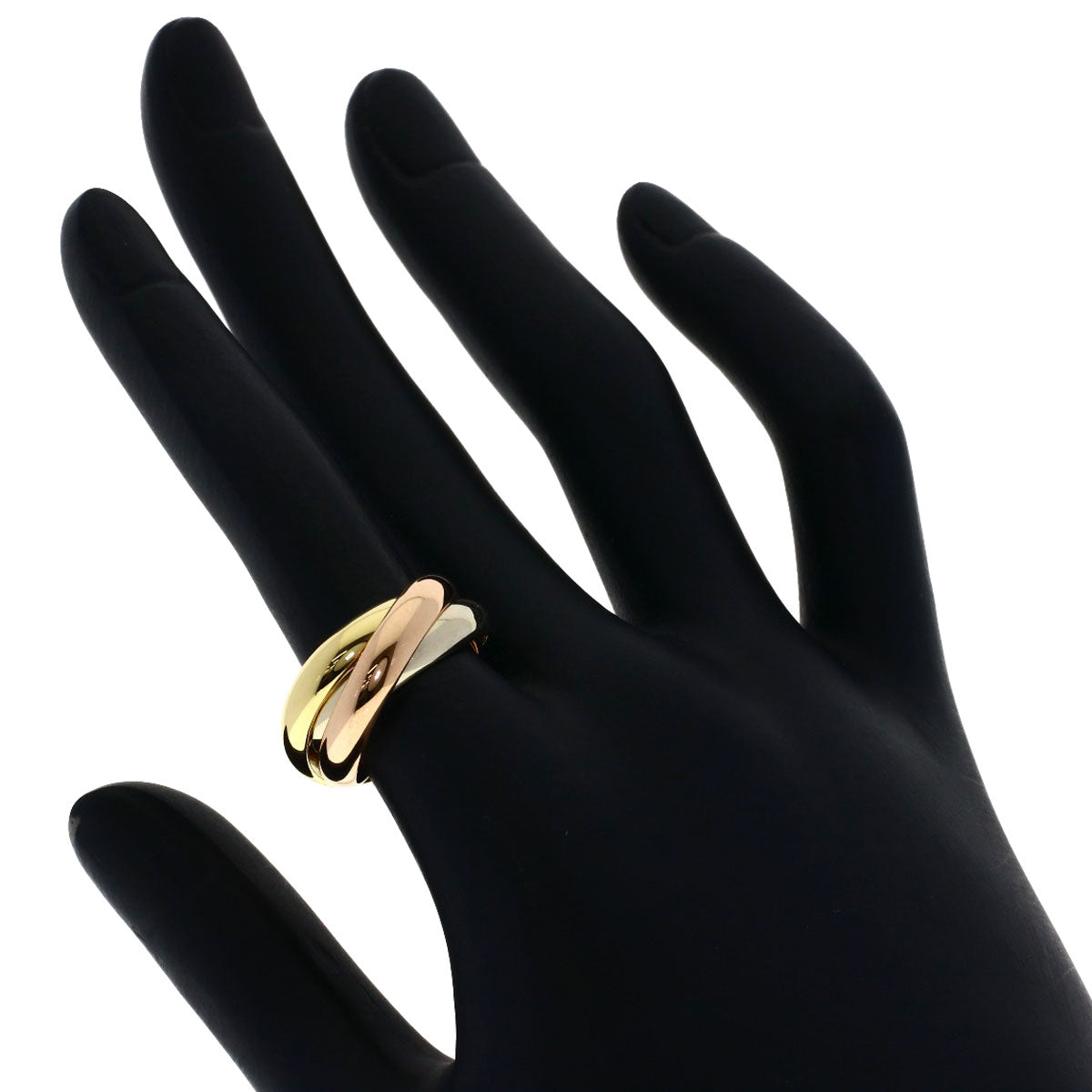 CARTIER Trinity #52 Ring K18 Yellow Gold K18 White GoldLadies [Used]