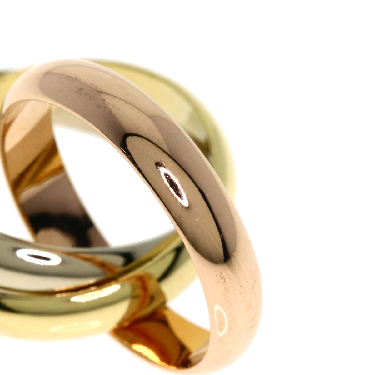 CARTIER Trinity #52 Ring K18 Yellow Gold K18 White GoldLadies [Used]