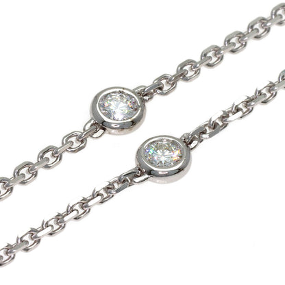 BVLGARI Diva Dream Aquamarine Diamond Necklace K18 White Gold Ladies [Used]