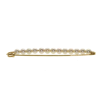 TIFFANY&Co. Pearl Pearl Brooch K14 Yellow Gold Ladies [Used]