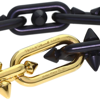 TIFFANY&Co. TIFFANY&Co. Titan by Pharrell Williams Extra Large Bracelet K18 Yellow Gold TitaniumLadies [Used]