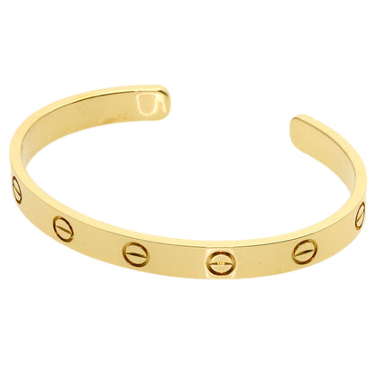CARTIER Open LOVE Bracelets #16 Bracelet K18 Yellow Gold Ladies [Used]