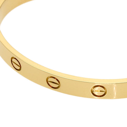 CARTIER Open LOVE Bracelets #16 Bracelet K18 Yellow Gold Ladies [Used]