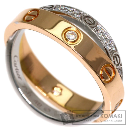 CARTIER Belove Full Pave Diamond #48 Ring K18 Pink Gold K18 White GoldLadies [Used]