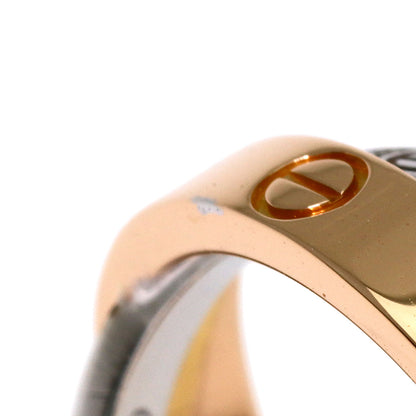 CARTIER Belove Full Pave Diamond #48 Ring K18 Pink Gold K18 White GoldLadies [Used]