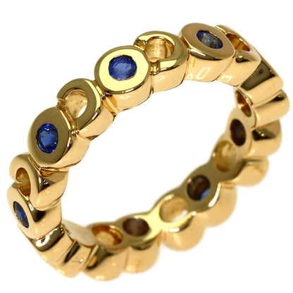 CHANEL Coco Sapphire Ring K18 Yellow Gold Ladies [Used]