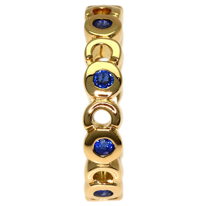 CHANEL Coco Sapphire Ring K18 Yellow Gold Ladies [Used]