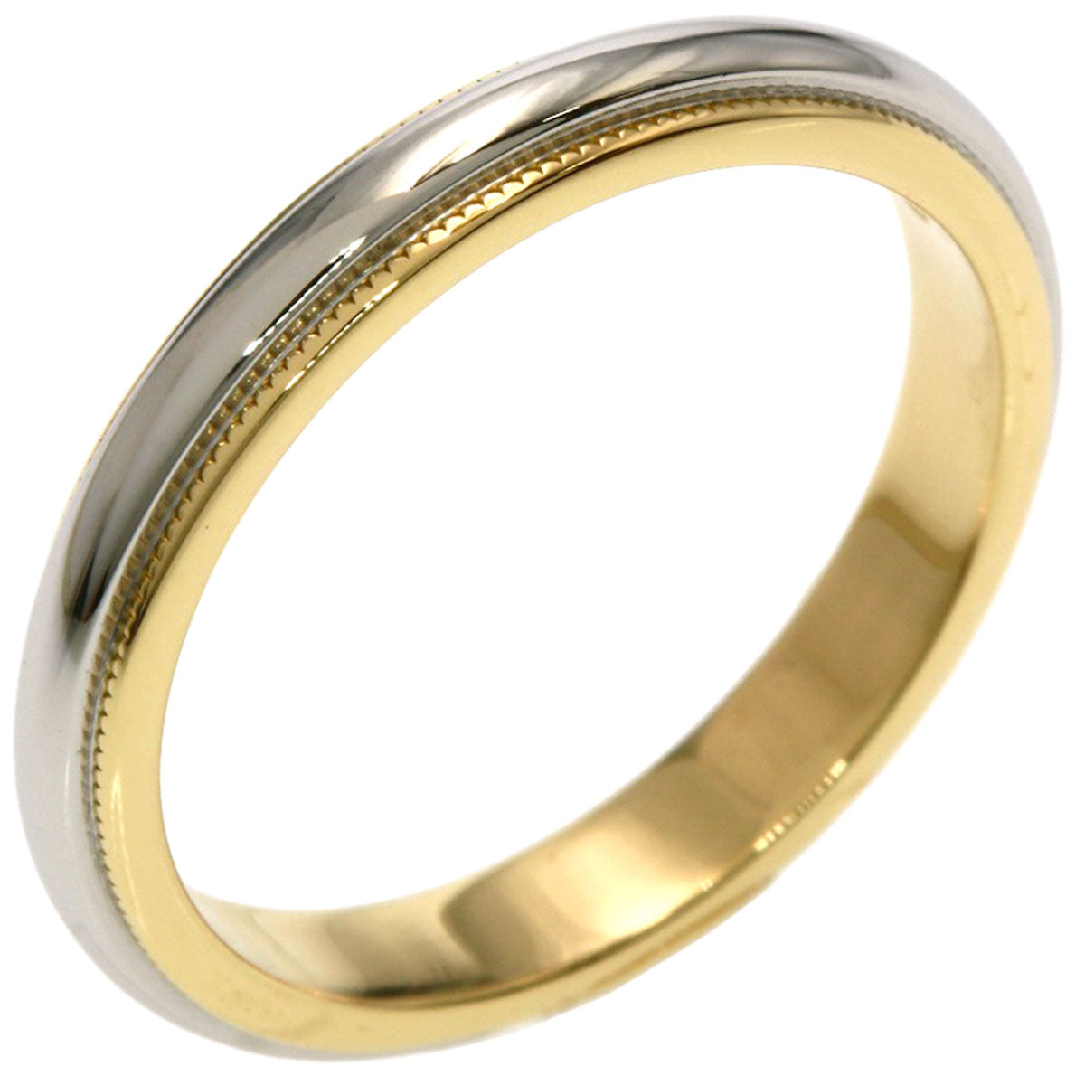 TIFFANY&Co. Milgrain Ring Platinum PT950 18K Yellow GoldLadies [Used]