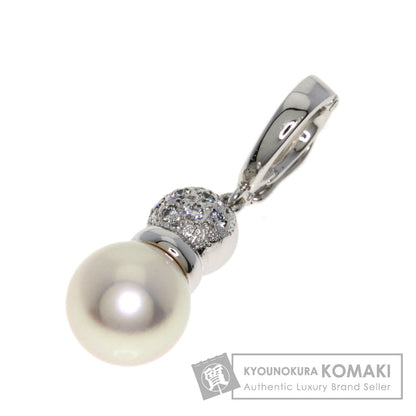 MIKIMOTO Pearl Pearl Pendant top K18 White Gold Ladies [Used]