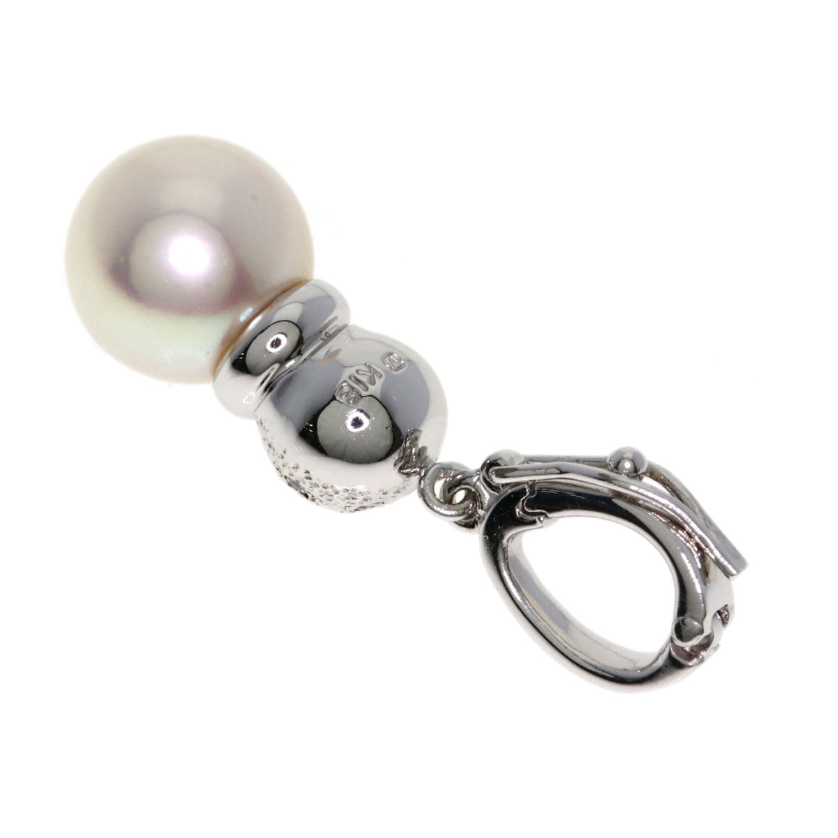 MIKIMOTO Pearl Pearl Pendant top K18 White Gold Ladies [Used]