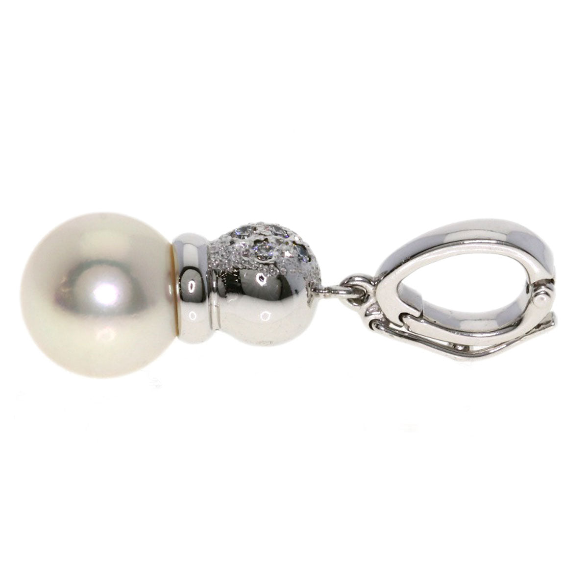 MIKIMOTO Pearl Pearl Pendant top K18 White Gold Ladies [Used]