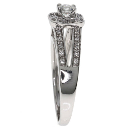MAUBOUSSIN Chance of Love Diamond Ring K18 White Gold Ladies [Used]