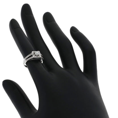 MAUBOUSSIN Chance of Love Diamond Ring K18 White Gold Ladies [Used]