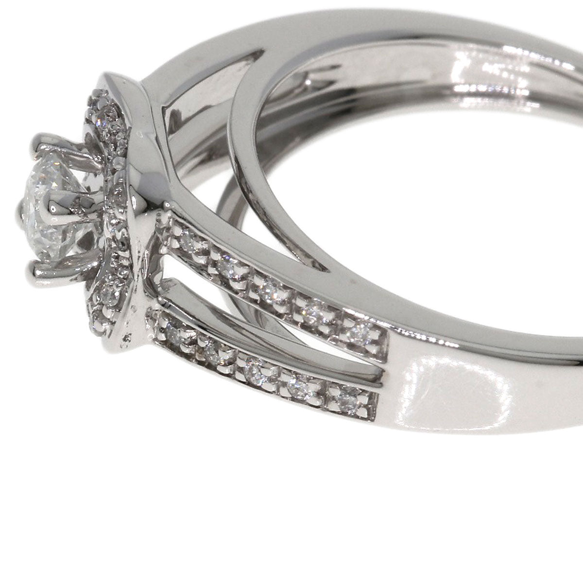 MAUBOUSSIN Chance of Love Diamond Ring K18 White Gold Ladies [Used]