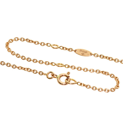 Dior Rose de Vent Medium Diamond Necklace K18 Pink Gold Ladies [Used]
