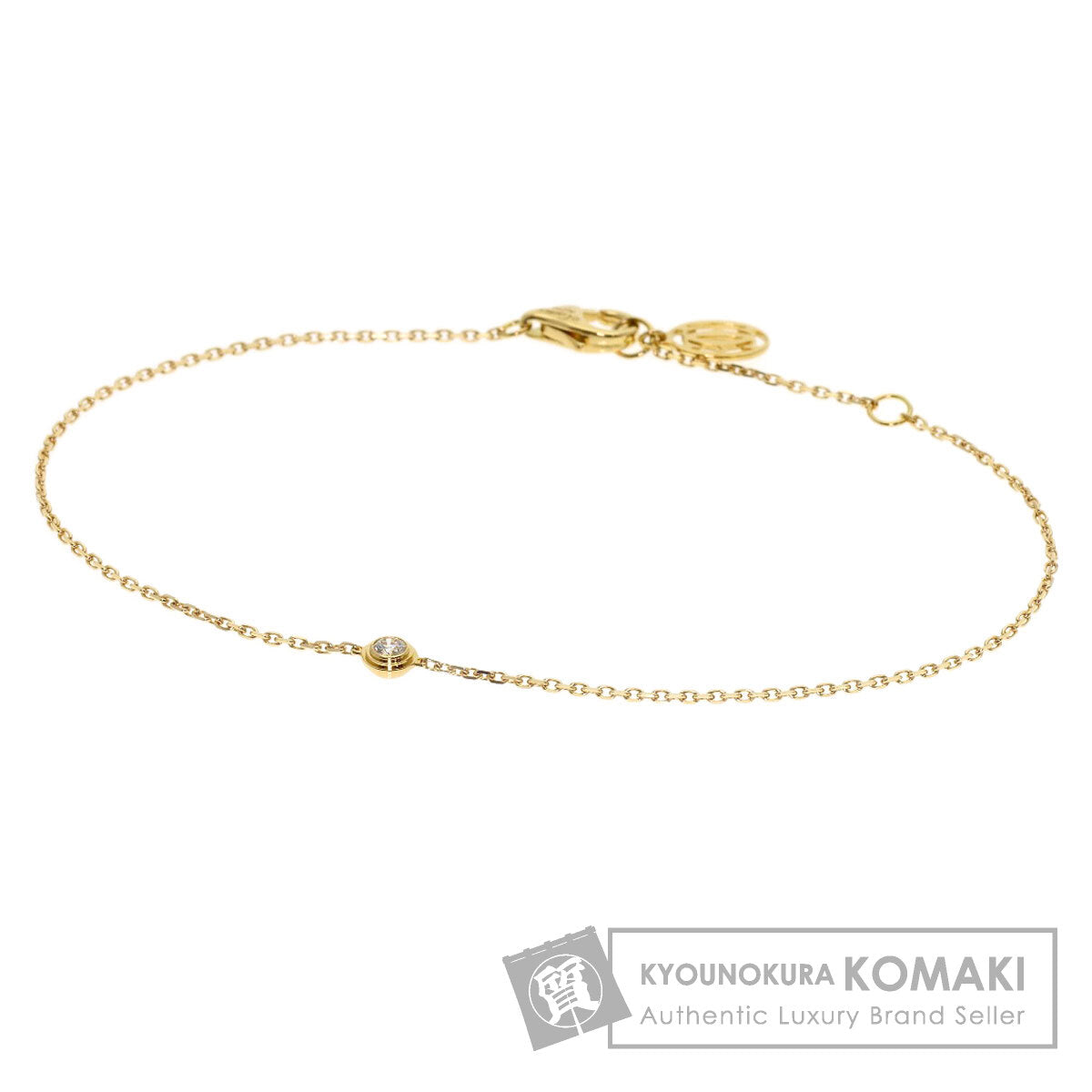 CARTIER Diamants Légers XS Diamond Bracelet K18 Yellow Gold Ladies [Used]