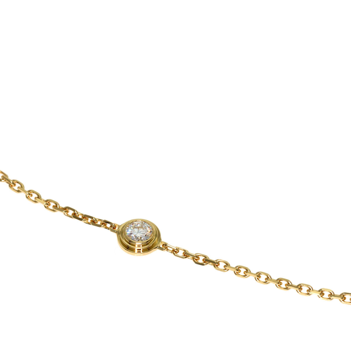 CARTIER Diamants Légers XS Diamond Bracelet K18 Yellow Gold Ladies [Used]