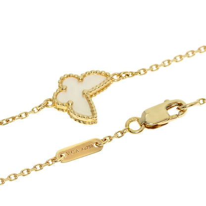 Van Cleef & Arpels Sweet Papillon Shell Bracelet K18 Yellow Gold Ladies [Used]