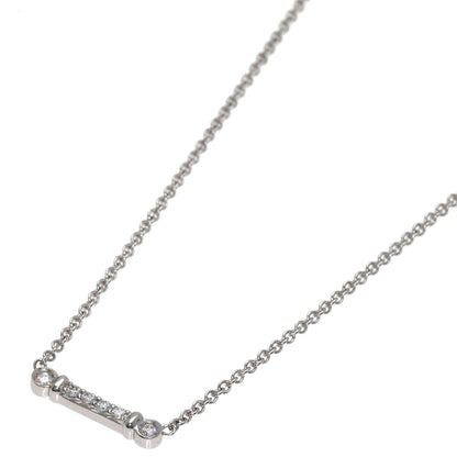 TIFFANY&Co. Fleur de lis Diamond Necklace Platinum PT950 Ladies [Used]