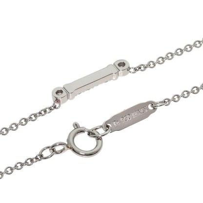 TIFFANY&Co. Fleur de lis Diamond Necklace Platinum PT950 Ladies [Used]