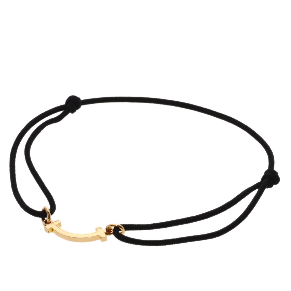 TIFFANY&Co. T Smile Bracelet K18 Pink Gold Ladies [Used]