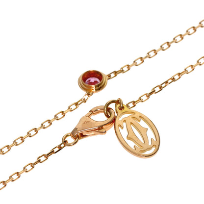 CARTIER Damour Diamant Léger Pink Sapphire Necklace K18 Pink Gold Ladies [Used]