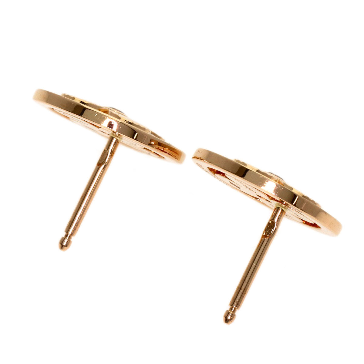 LOUIS VUITTON Berg Sun Blossom Diamond earring K18 Pink Gold Ladies [Used]