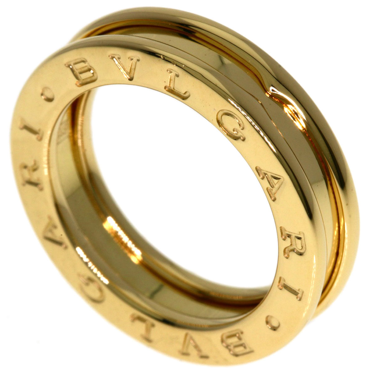 BVLGARI B.zero1 1 band #49 Ring K18 Yellow Gold Ladies [Used]