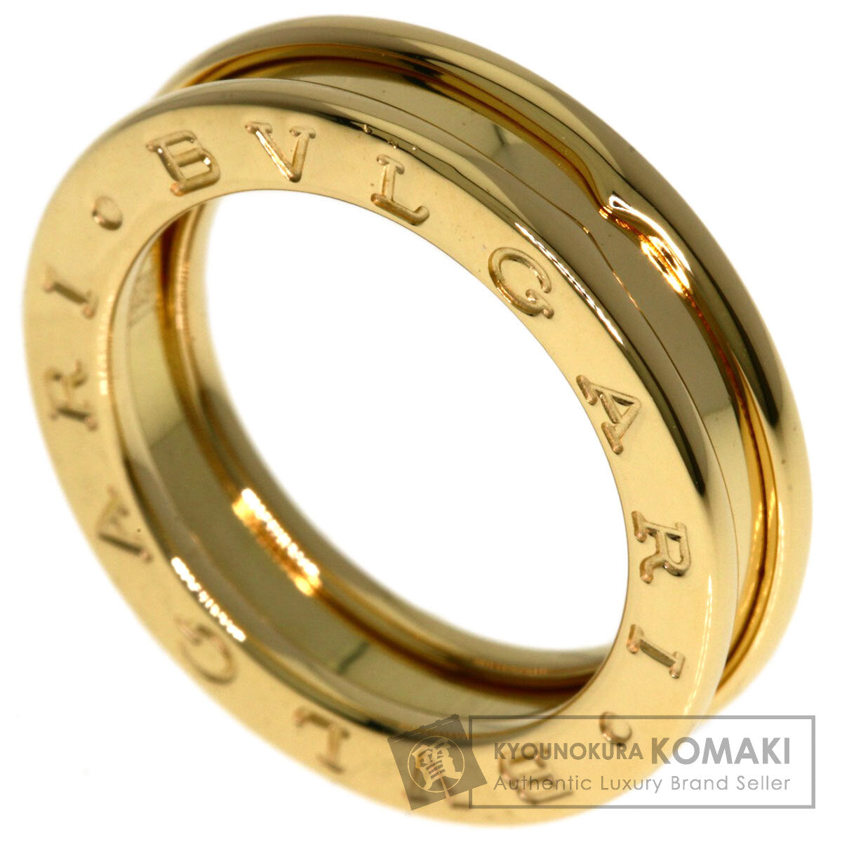 BVLGARI B.zero1 1 band #49 Ring K18 Yellow Gold Ladies [Used]