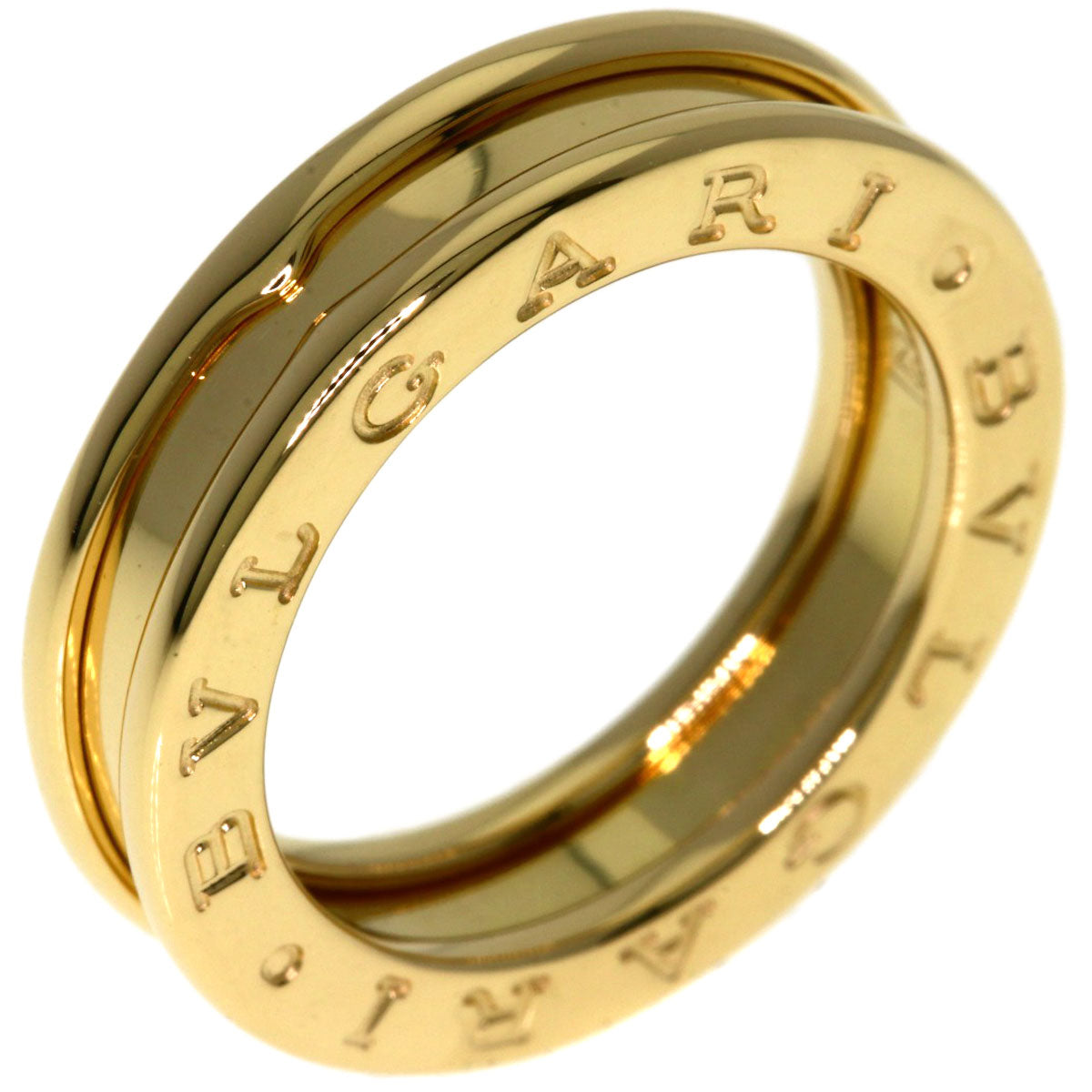 BVLGARI B.zero1 1 band #49 Ring K18 Yellow Gold Ladies [Used]