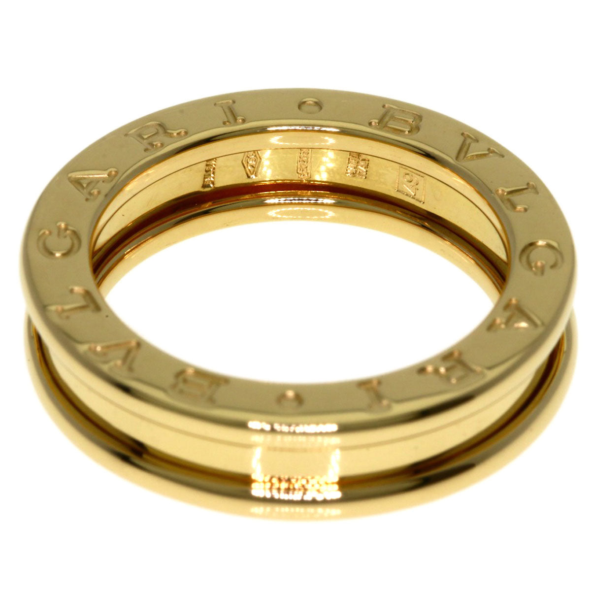 BVLGARI B.zero1 1 band #49 Ring K18 Yellow Gold Ladies [Used]
