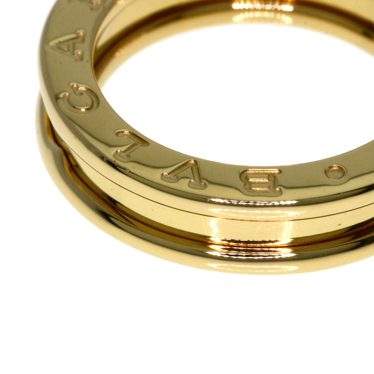 BVLGARI B.zero1 1 band #49 Ring K18 Yellow Gold Ladies [Used]