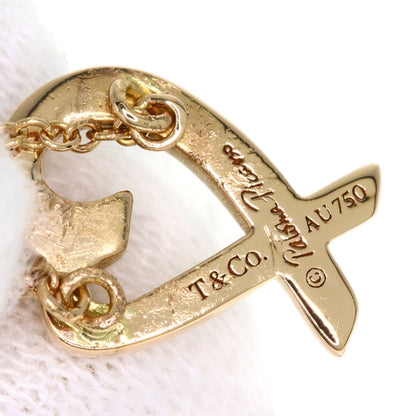 TIFFANY&Co. Loving heart Necklace K18 Pink Gold Ladies [Used]